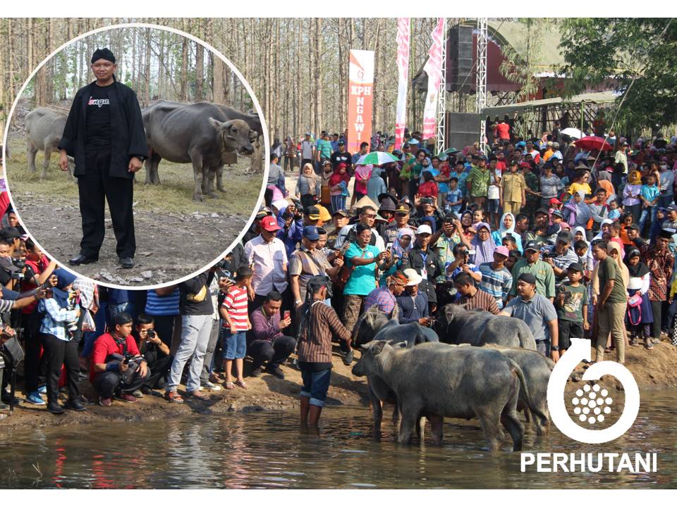 Perhutani Perhutani Gelar 'Gumbrekan Maheso' di Kawasan Hutan Ngawi